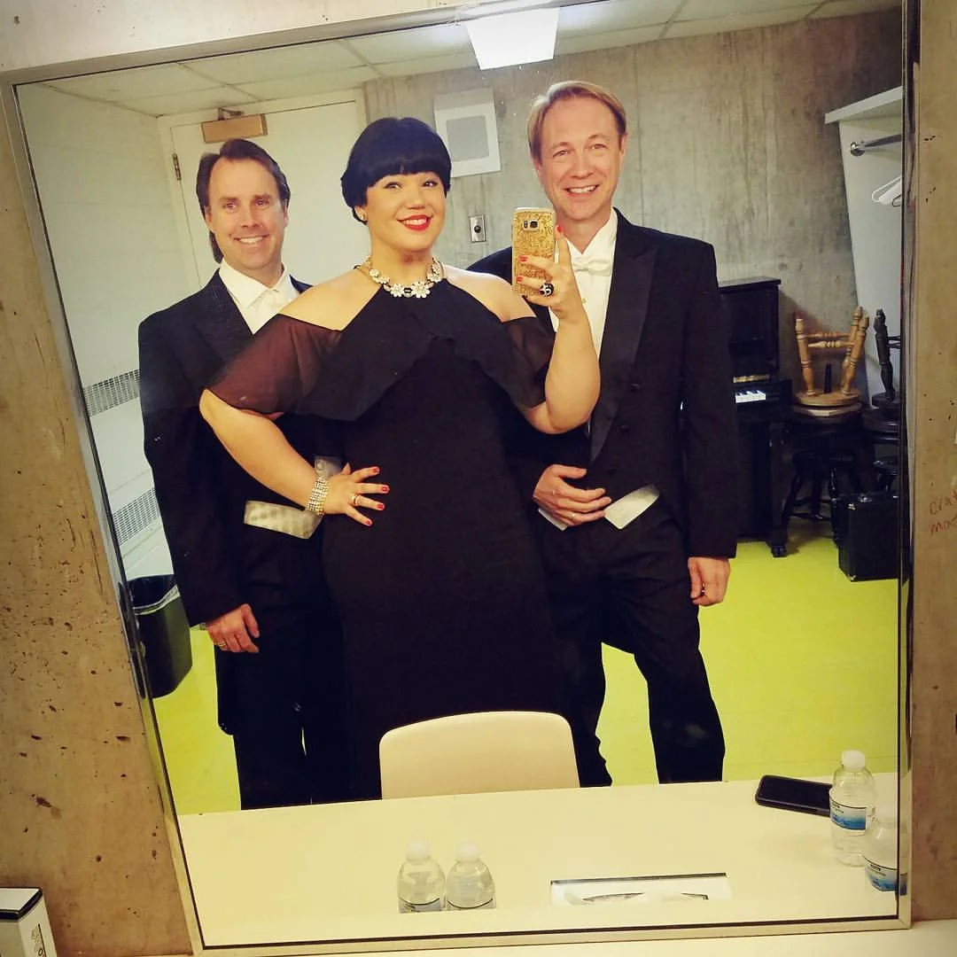 Getting ready to rock my first Beethoven 9 with Jonathan Boyd and Mark Walters!