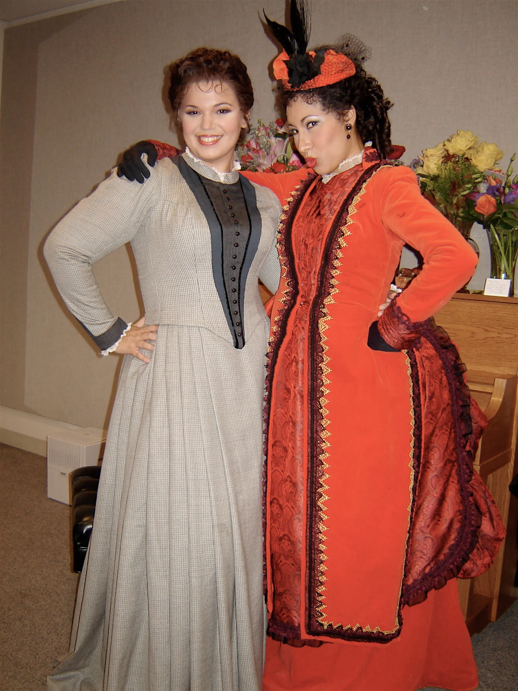 Backstage tomfoolery with the one and only, Nicole Cabell.
