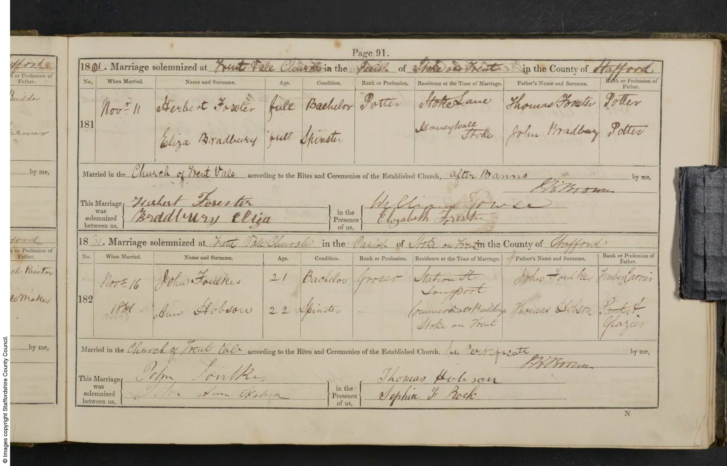 Marriage record via Find My Past