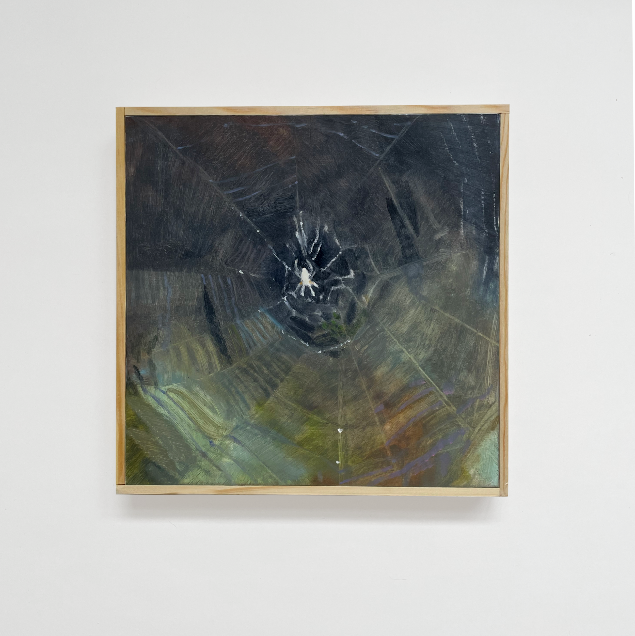 Ellen-Siebers_Gentle-Spider_2022_oil-on-birch-panel-with-artists-frame_10.5x10.5-inches.png