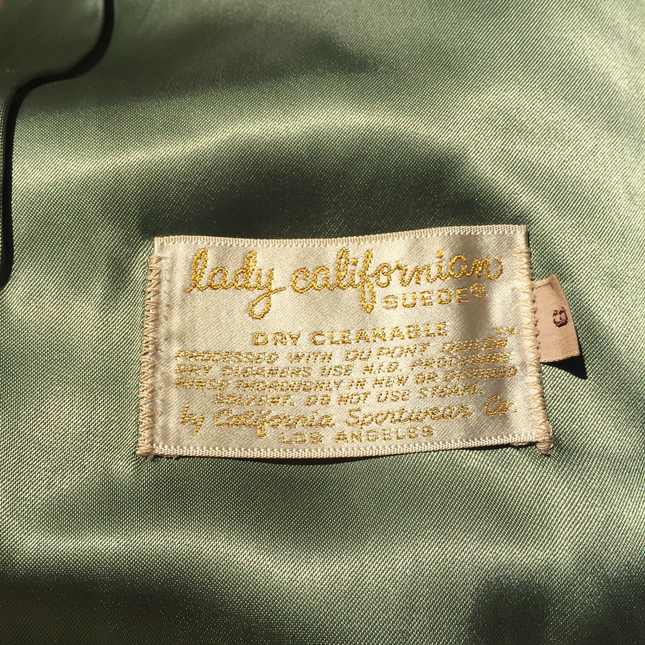 Gorgeous label, gorgeous lining