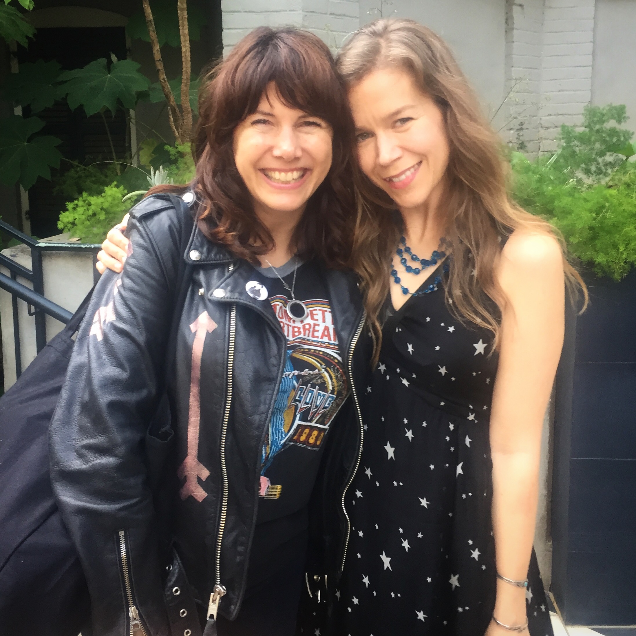 Cindy & me at the beautiful Hotel Saint Cecilia in Austin, TX, during SXSW