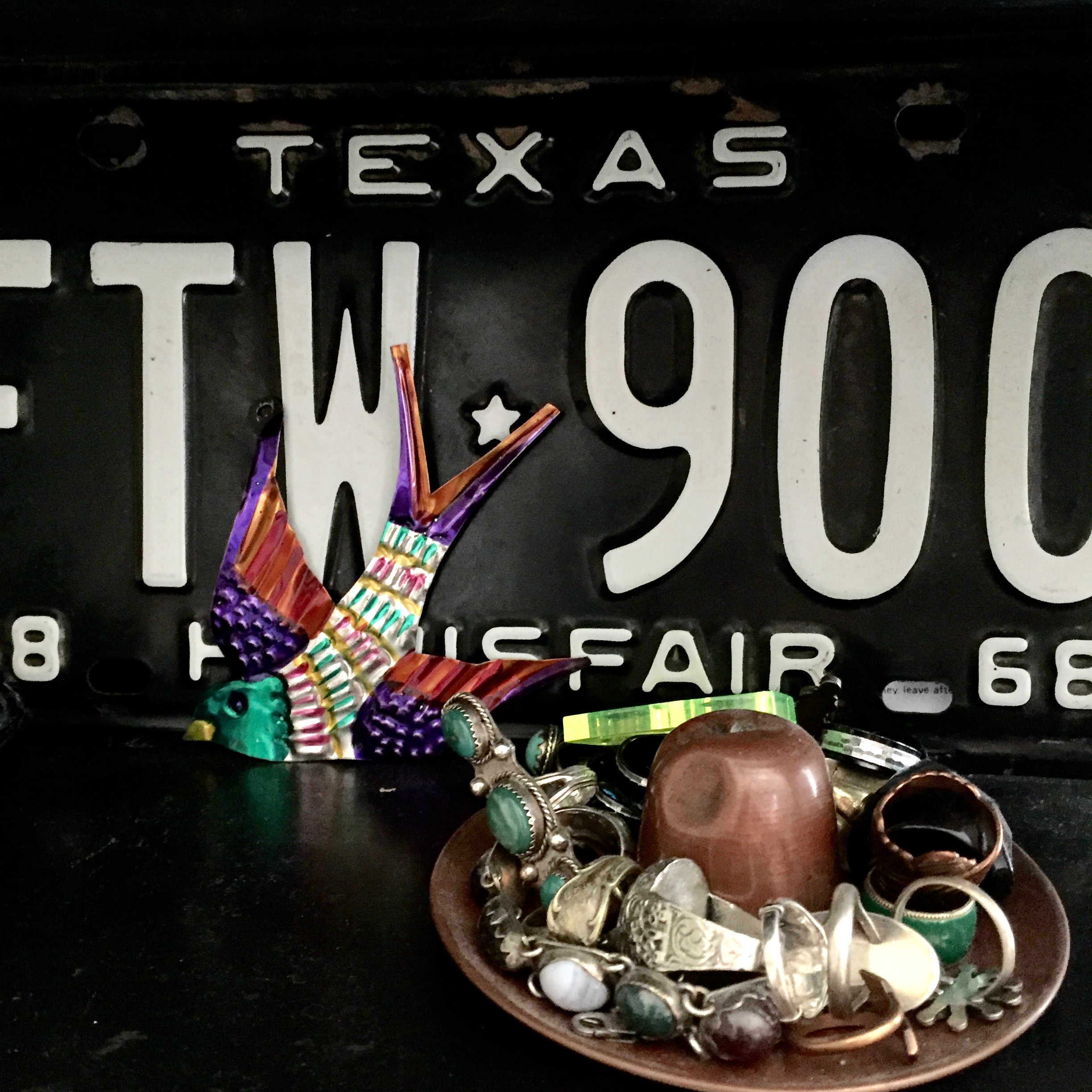 I have lots of Texas reminders in my home.