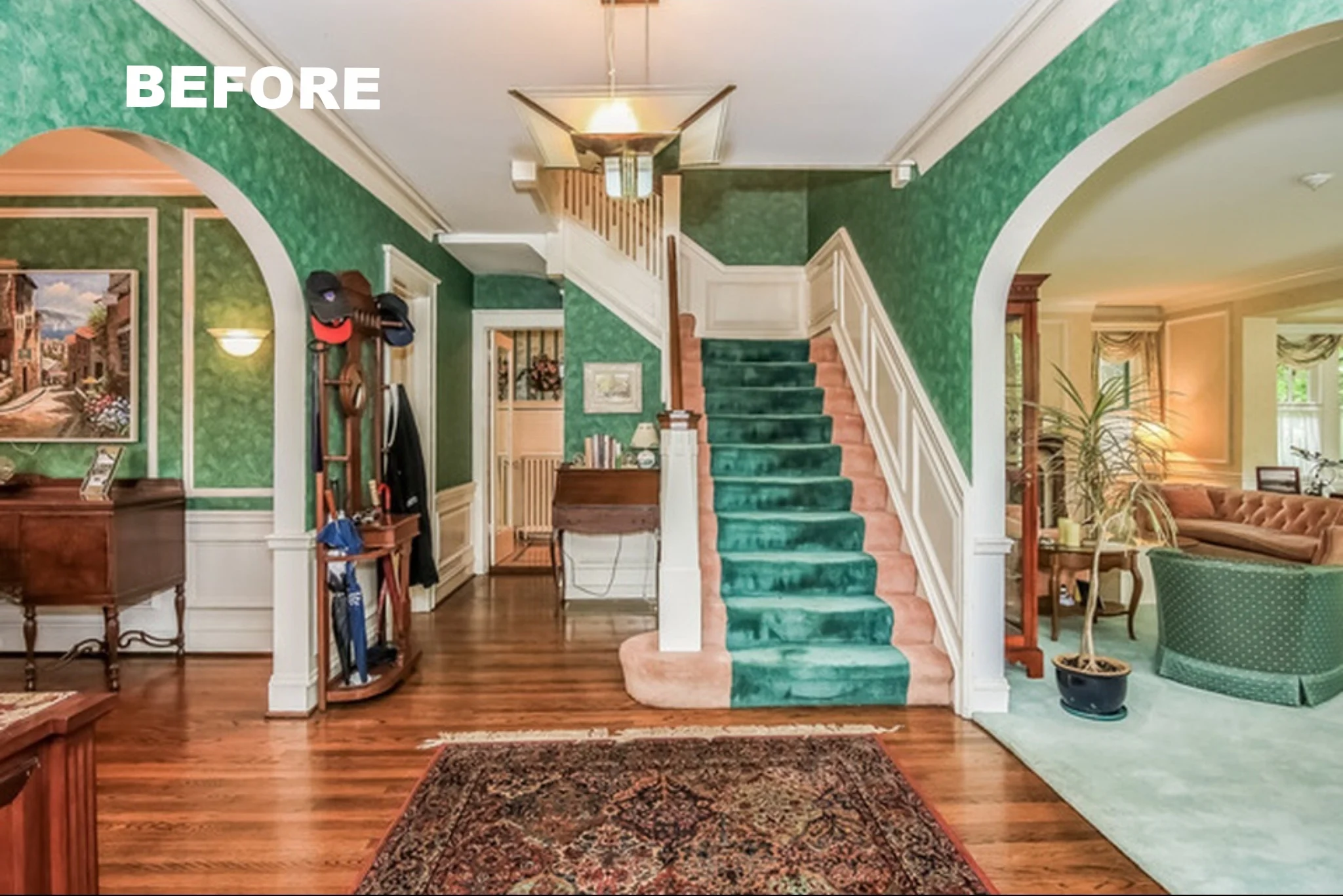 1921 House Foyer Cara Alyn Interiors