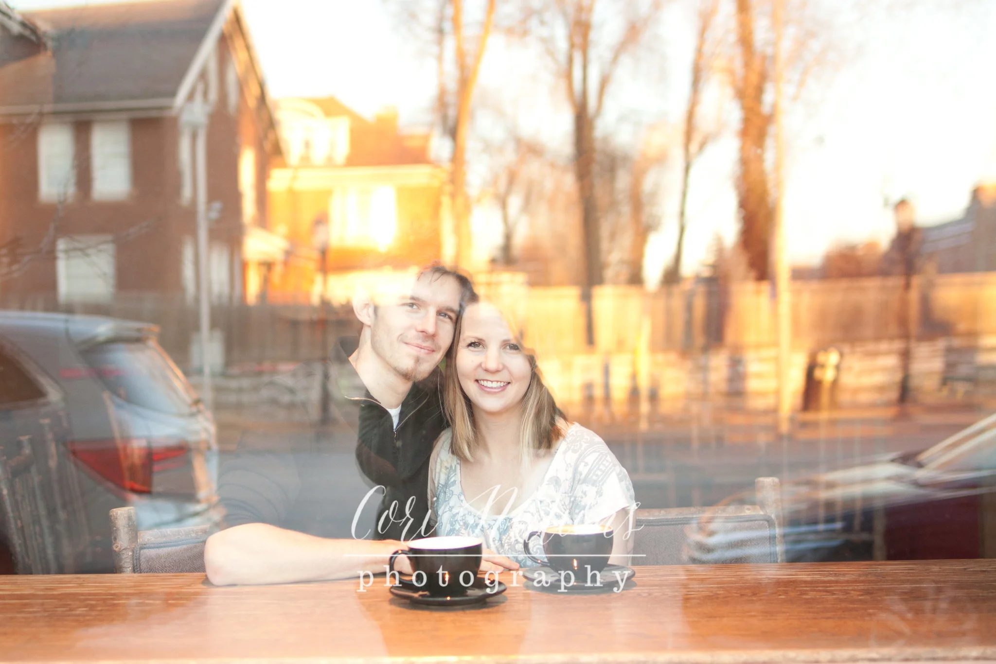 Coffee Shop Anniversary Session, St. Louis Missouri