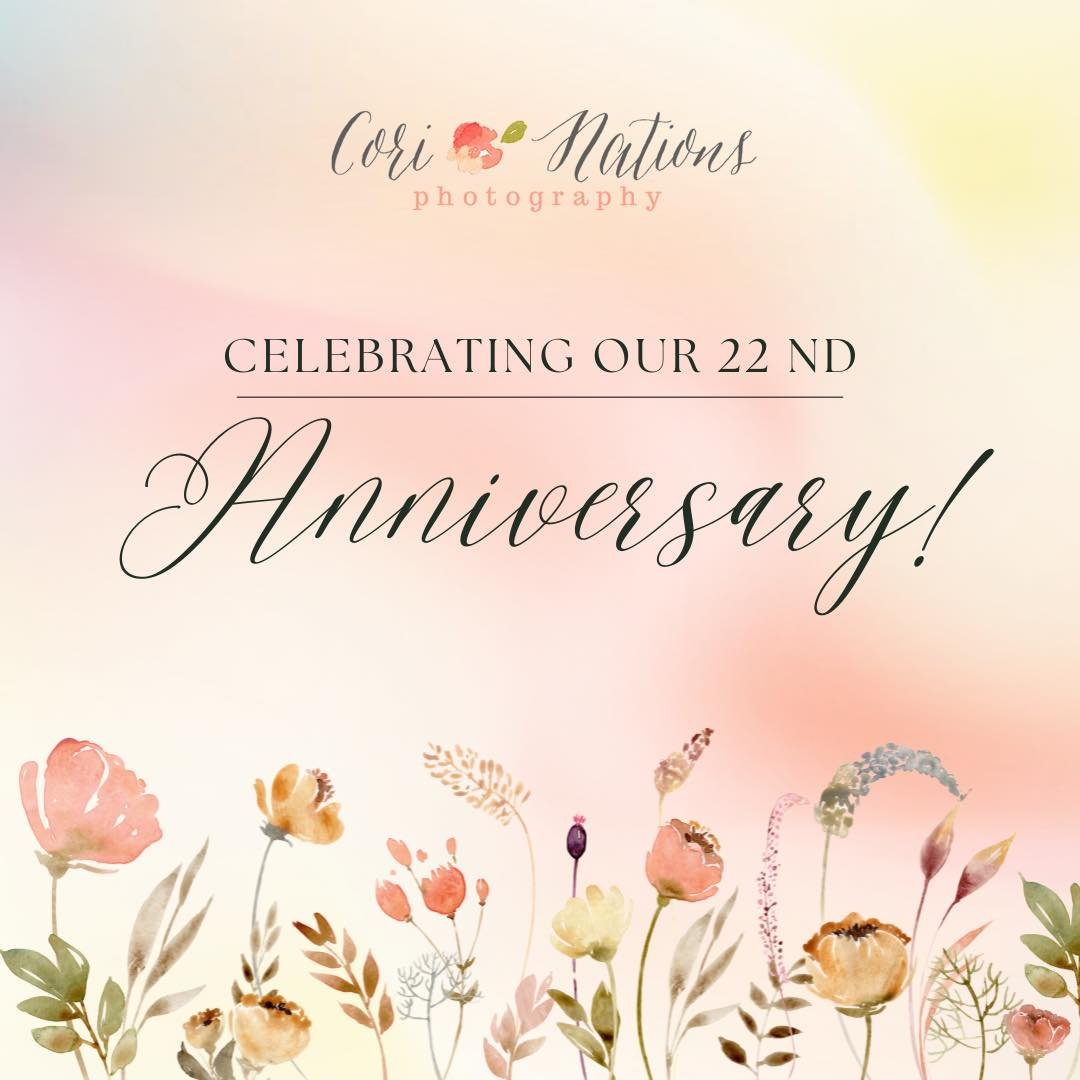 It&rsquo;s time for the Anniversary S@le! Cheers to 22 years! 

ALL Sessions will be 22% off - but the catch is there will only be a limited amount available at this rate - 7 sessions (Because we were married in July&hellip; get it?? 🤪😜)

However -