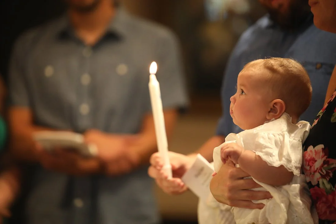 Baby at Baptism St. Louis, MIssouri