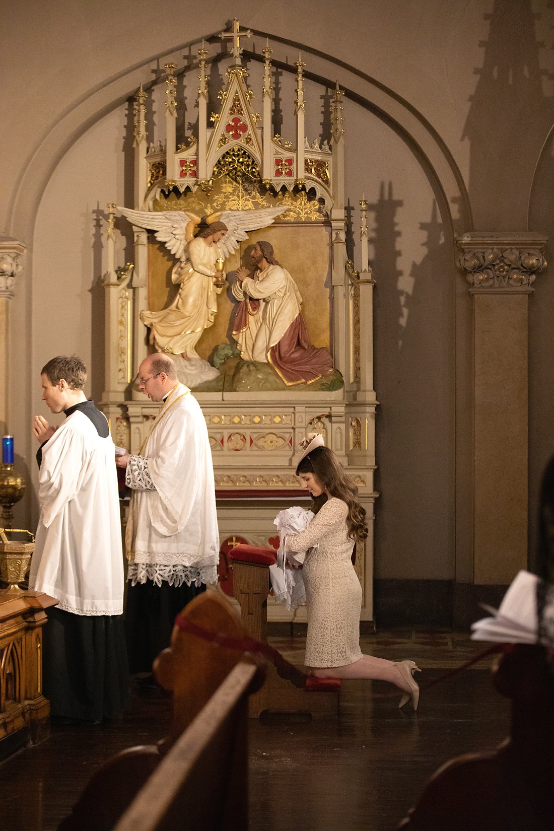 Catholic Baptism ceremony photography St. Louis, Missouri