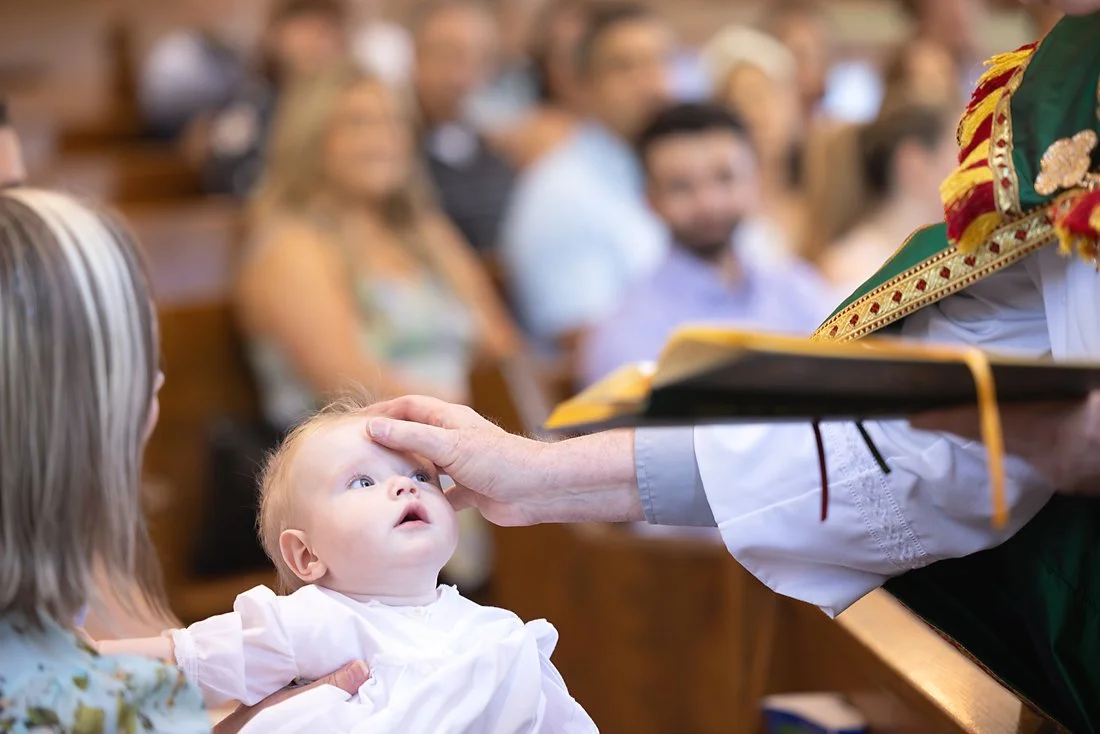 Catholic Baptismal blessing St. Louis, Missouri