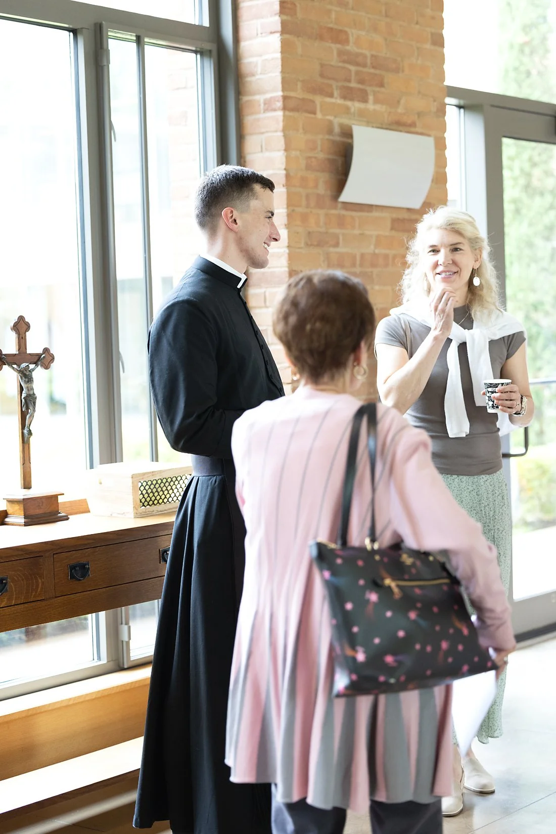 Catholic priest and parishioners St. Louis, Missouri