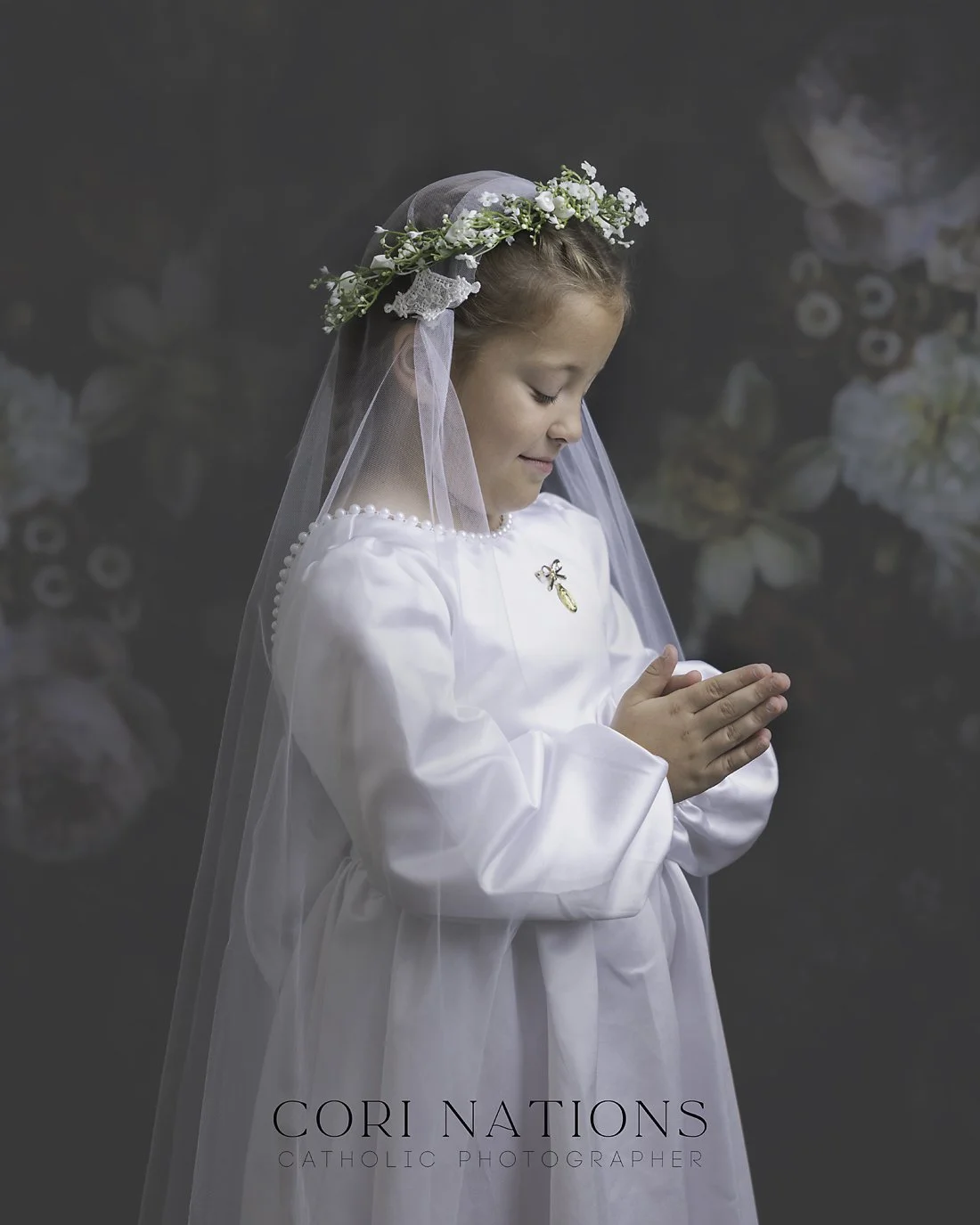 First Communion studio photography St. Louis, Missouri