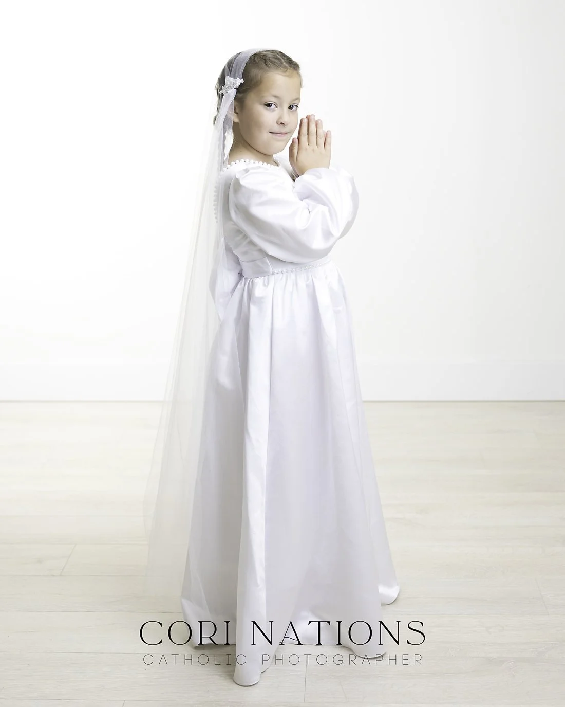 First Communion studio photography St. Louis, Missouri