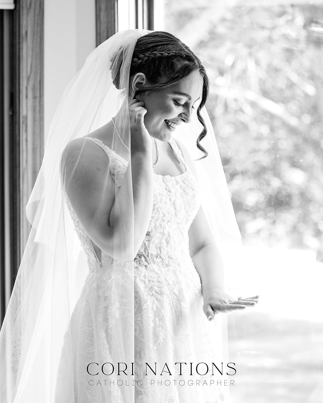 Black and white Catholic photography ST. Louis, Missouri