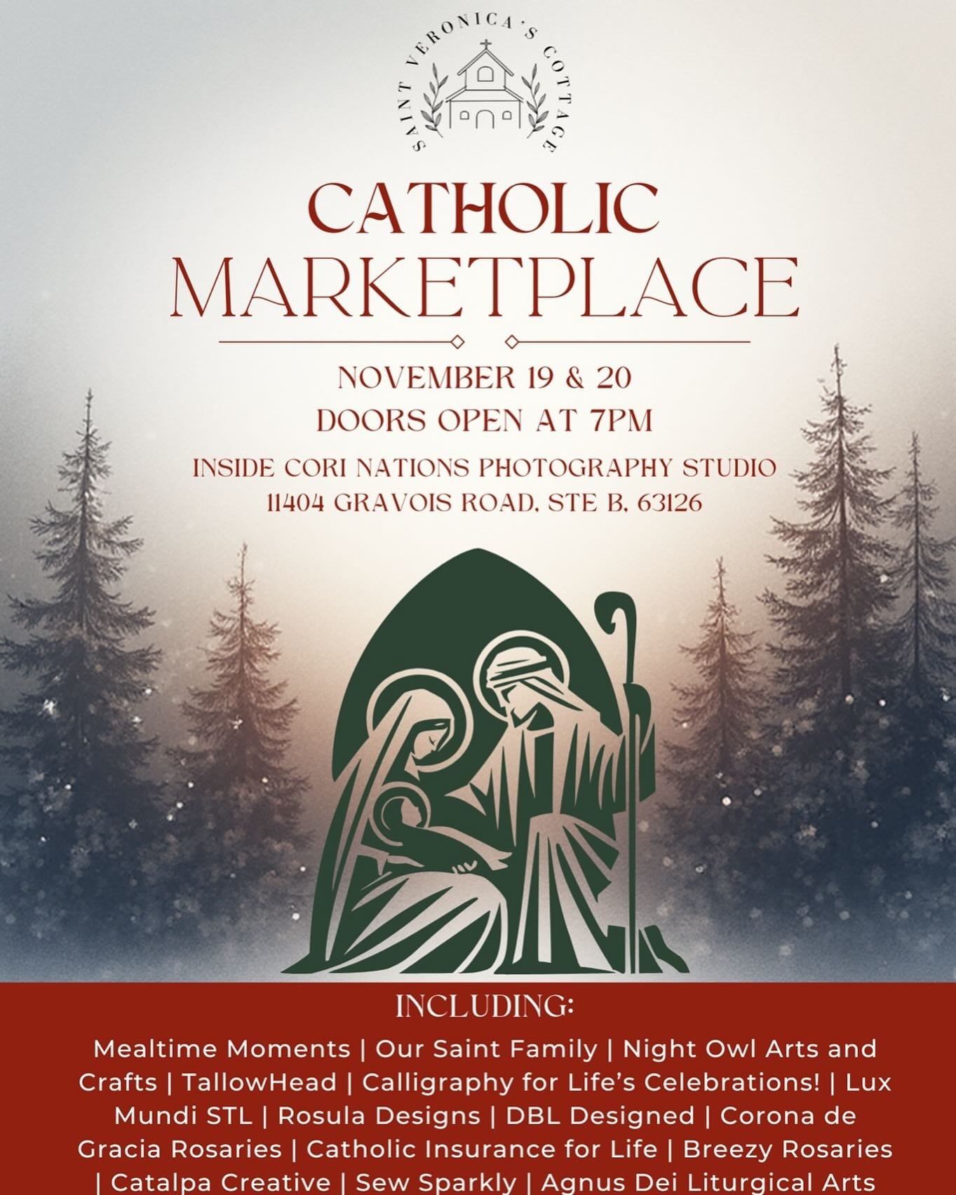 Will I see you tonight or tomorrow?  Shopping begins at 7:00. 

Visit @stveronicascottage  to get the inside scoop on all the vendors