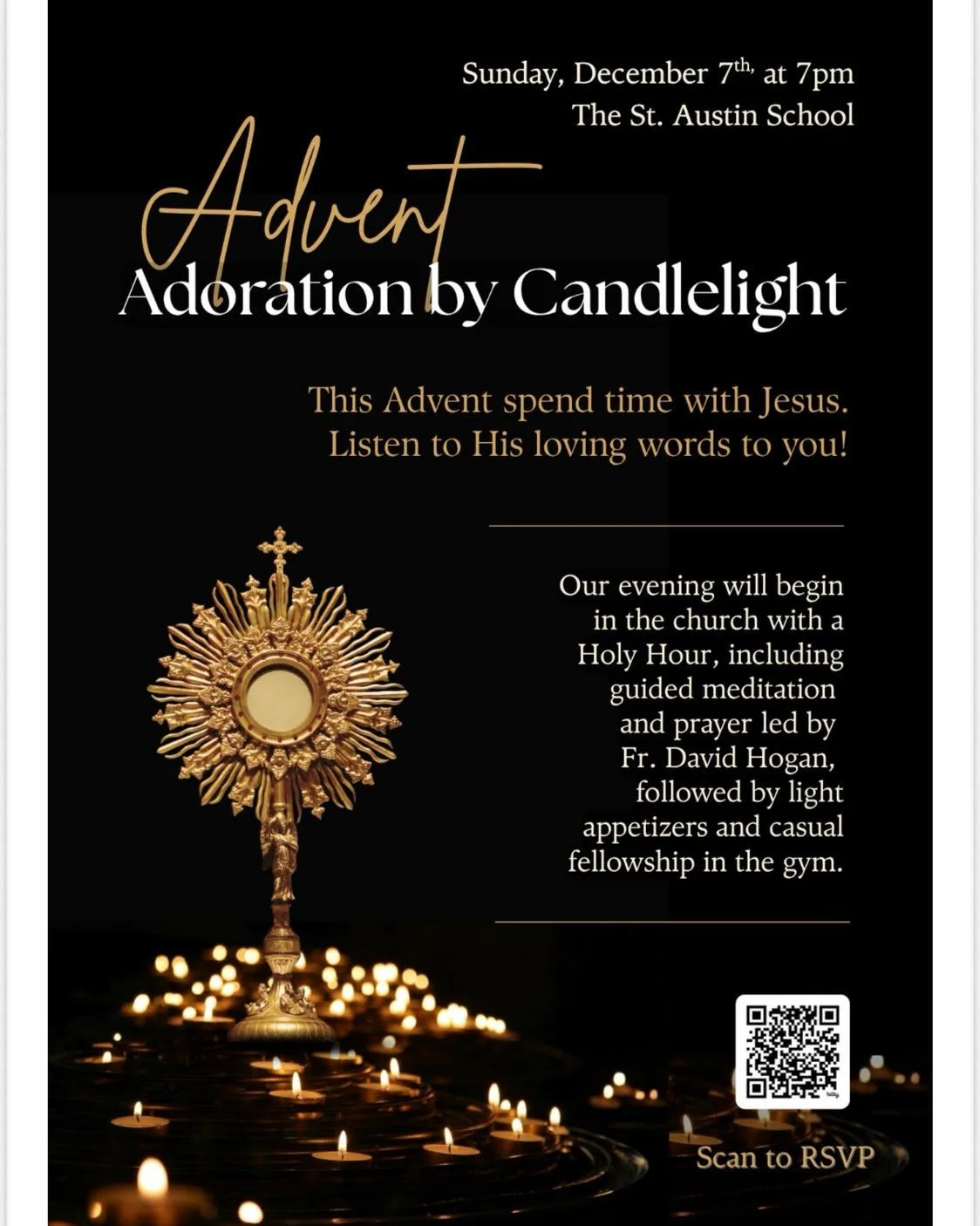 Sure to be a beautiful evening! Hope to see you there.