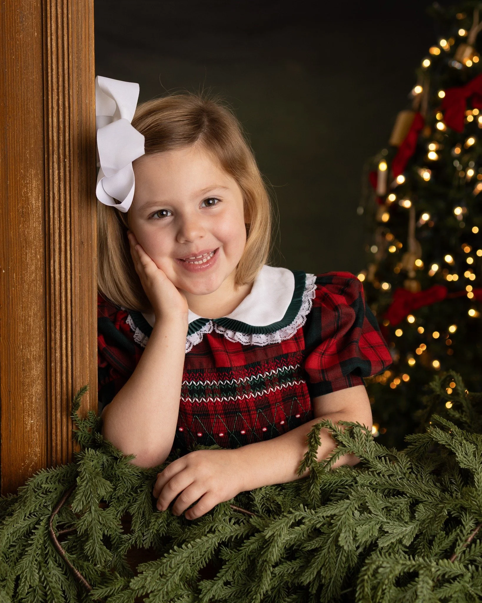 Do you think she is dreaming of a white Christmas?  I know I am...