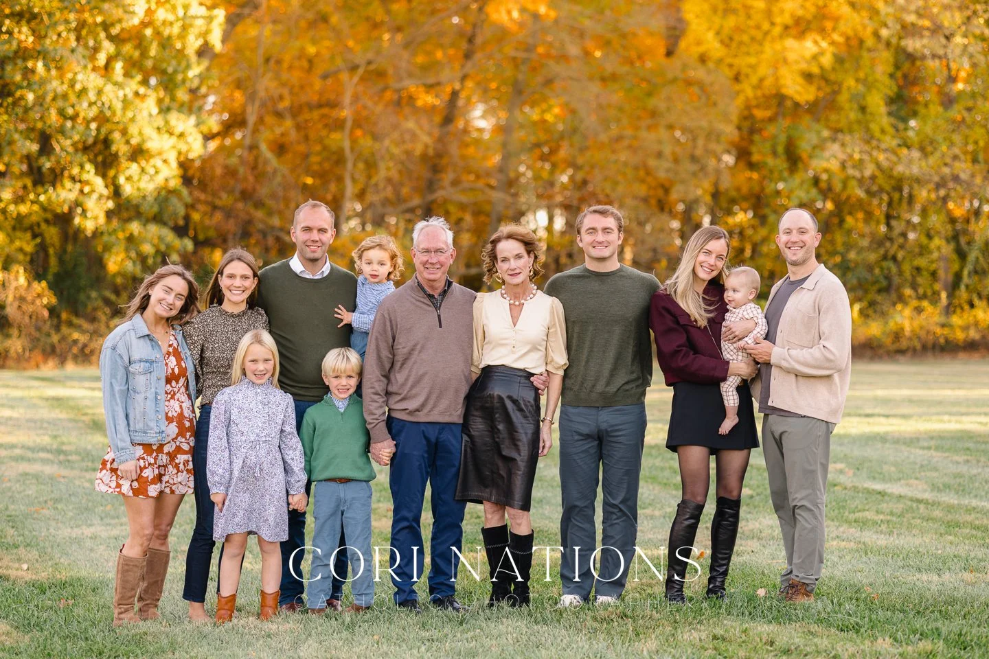 Fall extended family photography St. Louis, Missouri