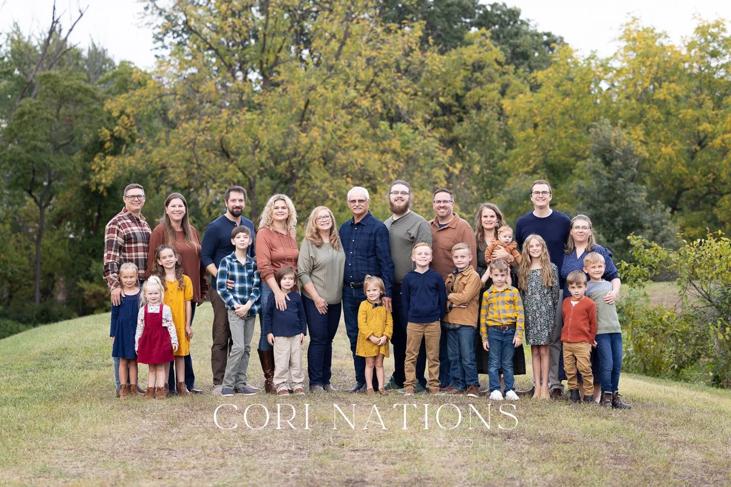 Outdoor Catholic family photography St. Louis, Missouri