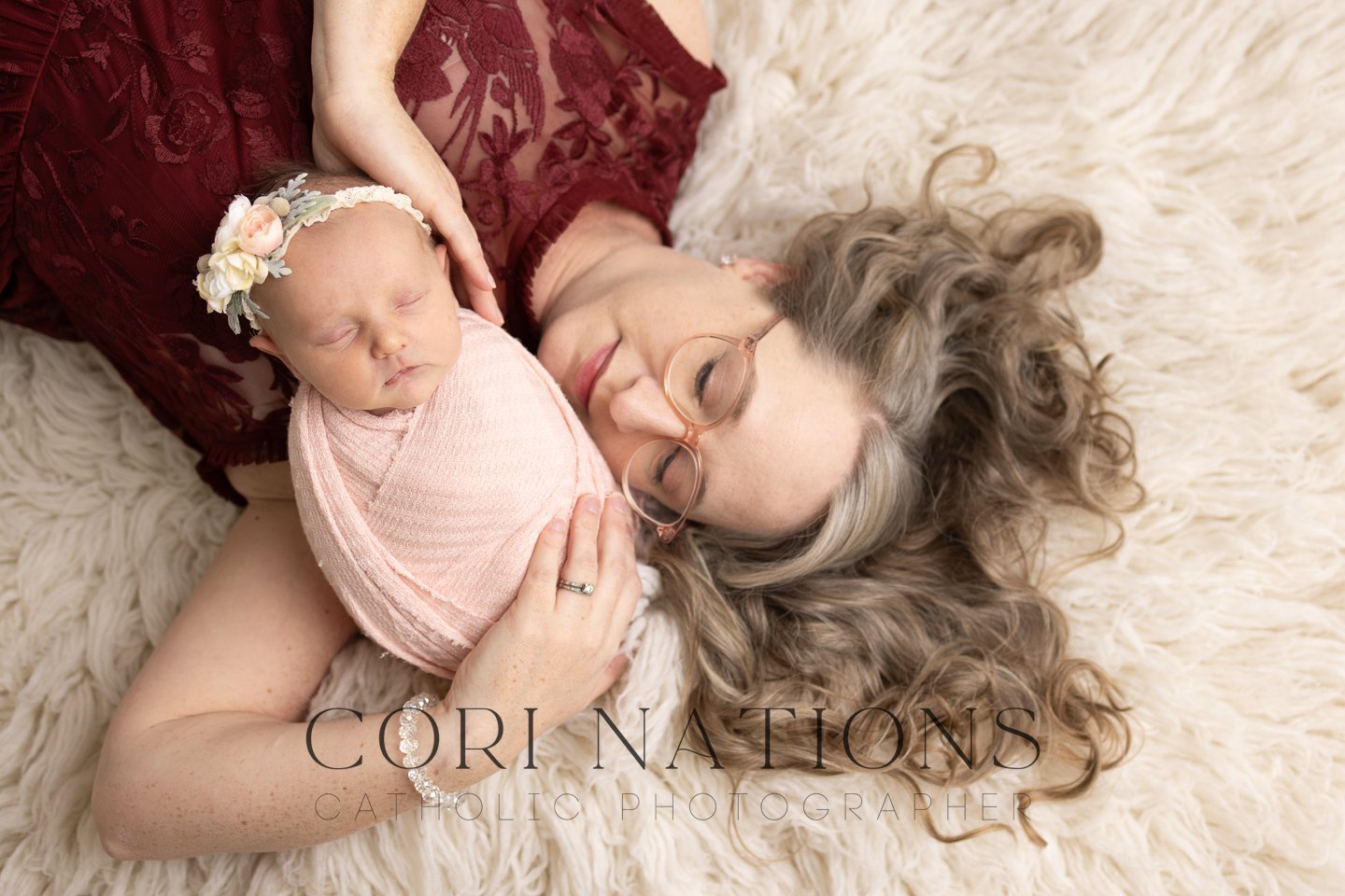Catholic family newborn photography St. Louis, Missouri