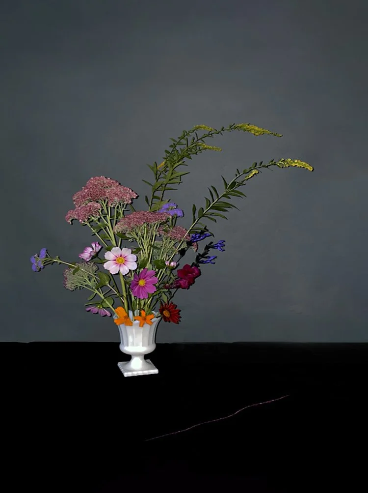 Goldenrod Floral Giclee Print