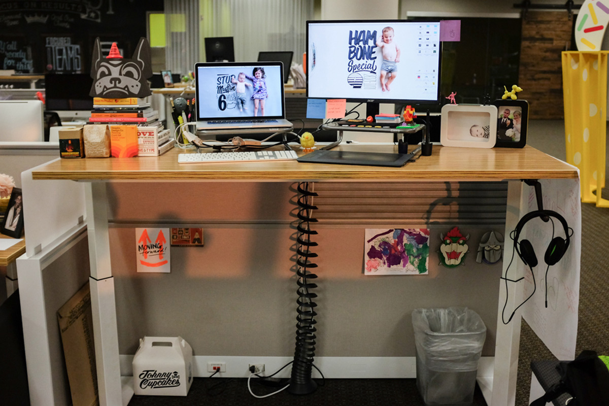 Bob Ewing 's workspace at Element Three