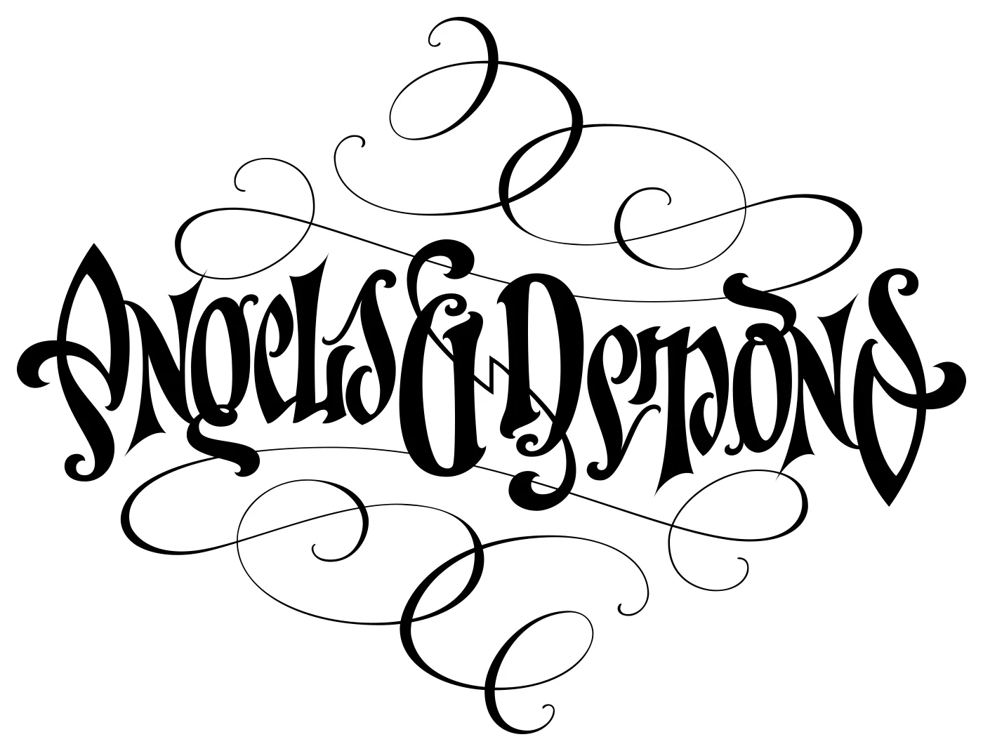 Logo for Angels & Demons by Dan Brown