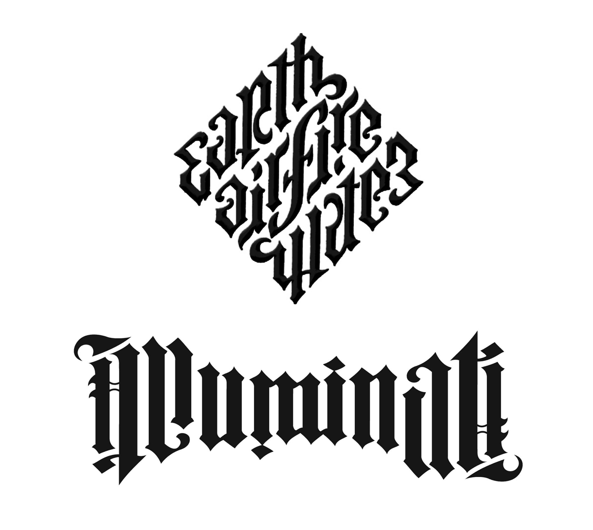 Ambigrams for Angels & Demons by Dan Brown
