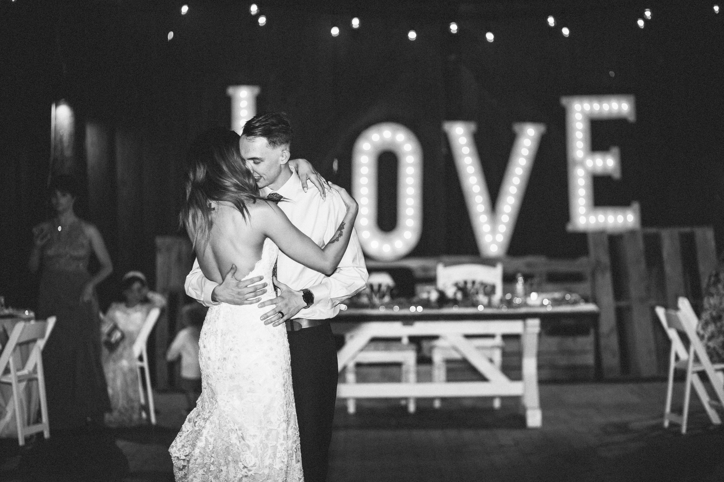 i heard the sister of the groom give her speech at the reception. i cried during the first dance.