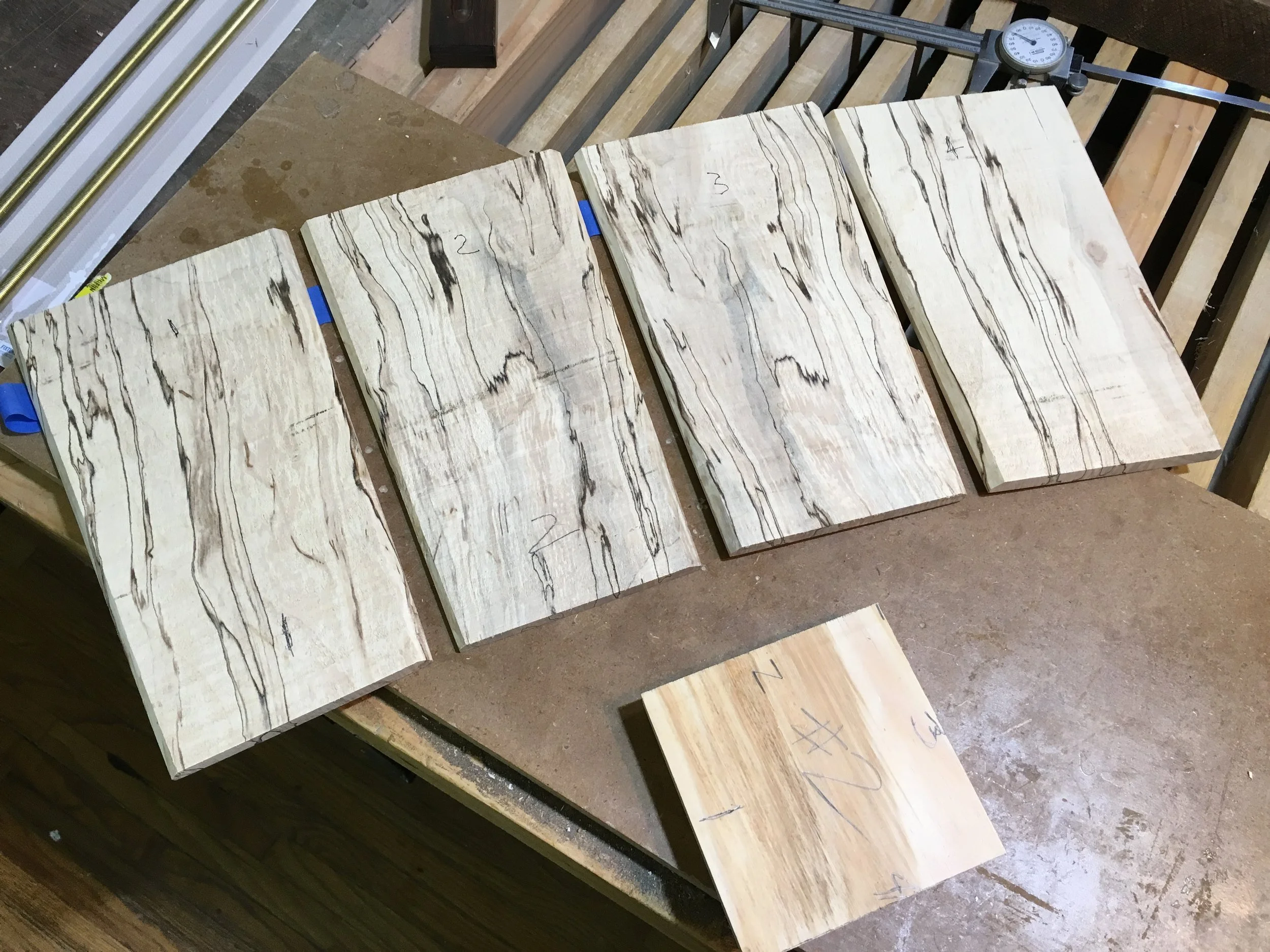 Spalted Maple panels