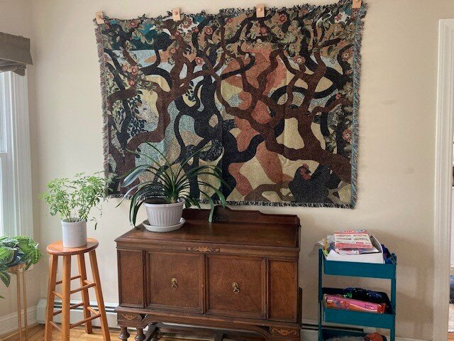 Anna Berke blanket in dining room.jpg