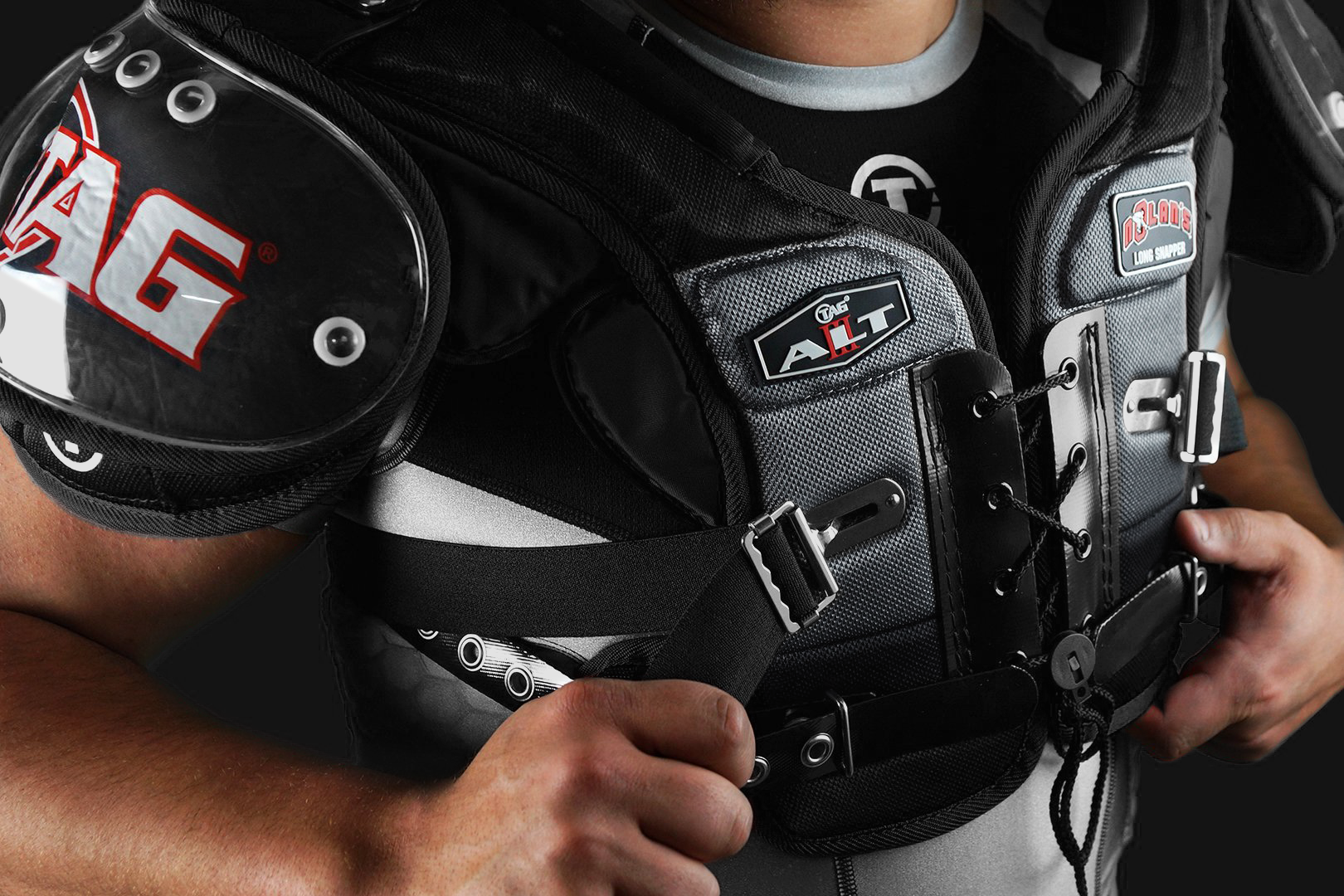 Nolan's TAG Shoulder Pads — DAWG DEN
