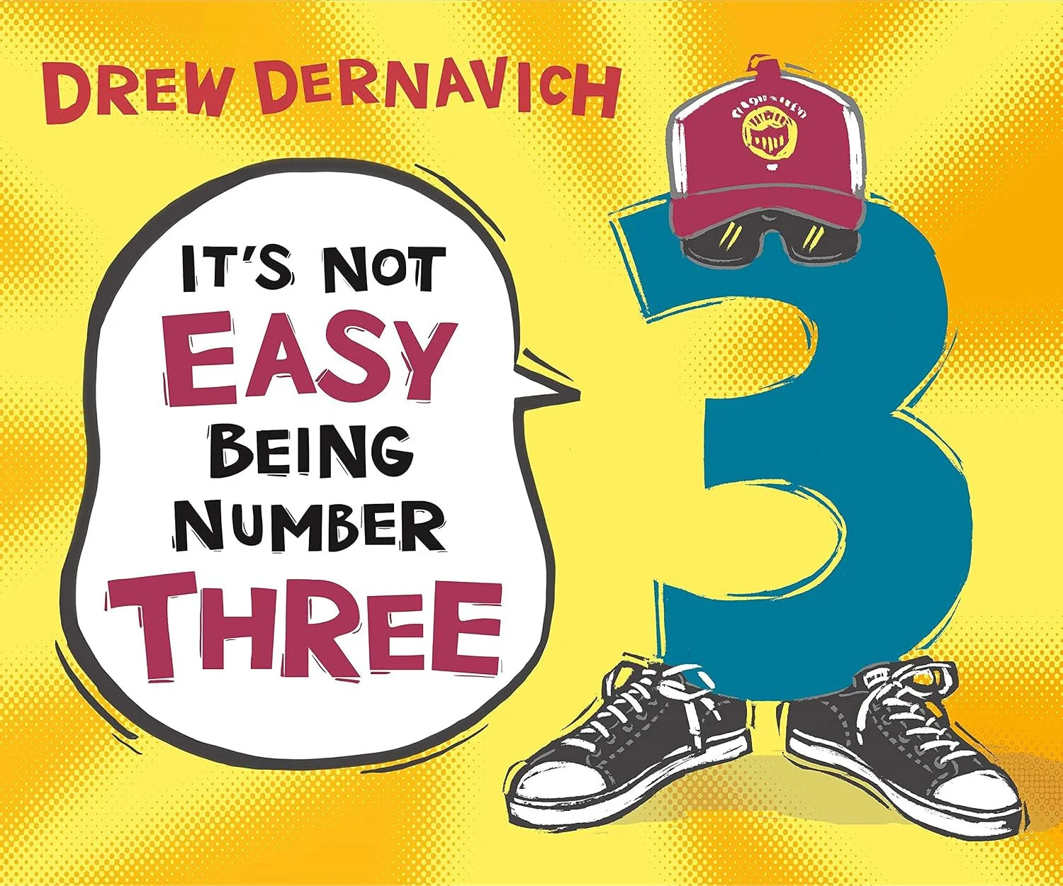 It's not easy being number three, Drew Dernavich's clever children's book that celebrates the importance of feeling appreciated for one's talents.children's book