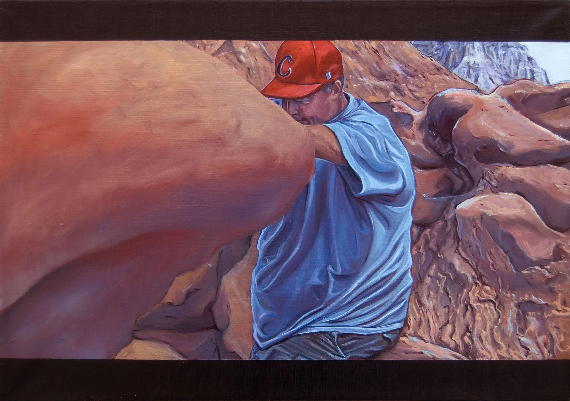 Boyscout Leader Topples Ancient Rock