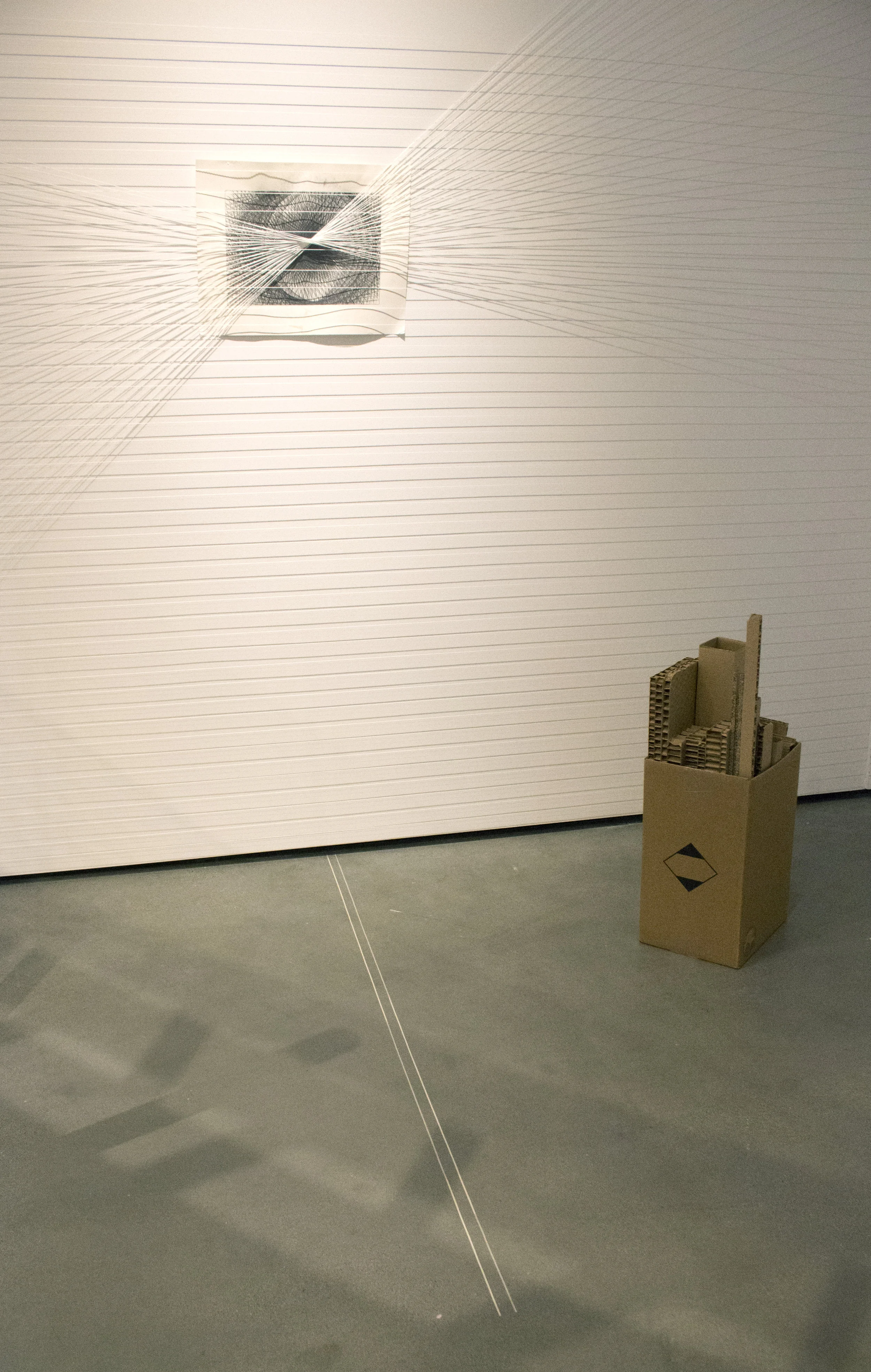 X-Country (interior_detail) Mixed Media 18' x 17' x 12' 2017 Installation at Manetti Shrem Museum of Art
