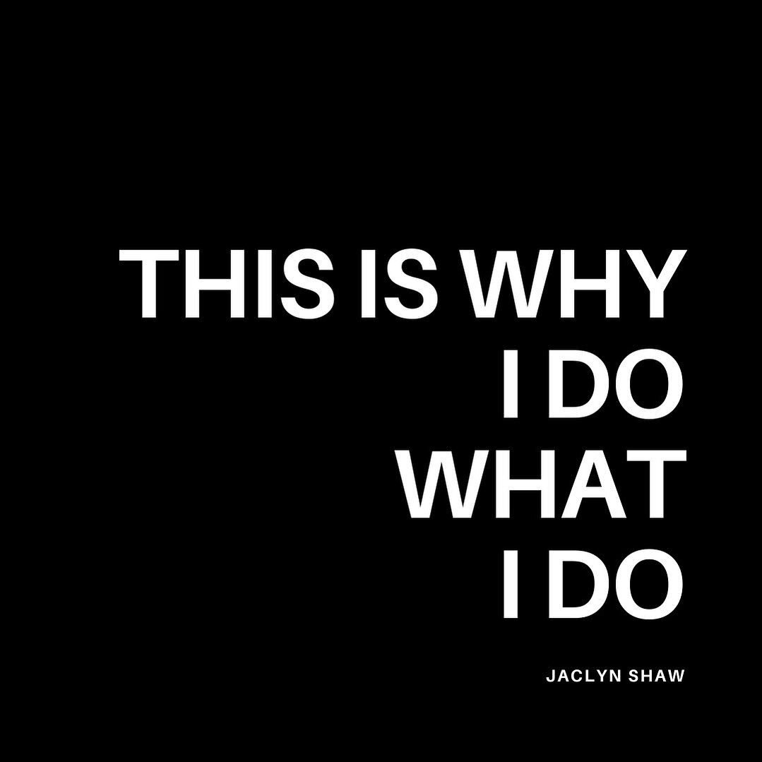 I do it for the freedom.

I do it for the money. 

I do it for the expression of my soul. 

I do it because I&rsquo;m f*cking good at it. 

I do it because I love it.

I do it because it lights my soul on fire. 

I do it because I can&rsquo;t imagine