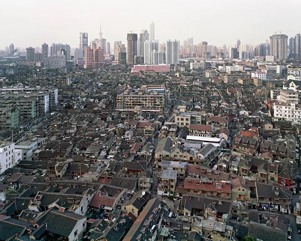 Edward Burtynsky, Old City Overview, Shanghai