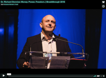 Money, power and freedom by Dr Richard Denniss