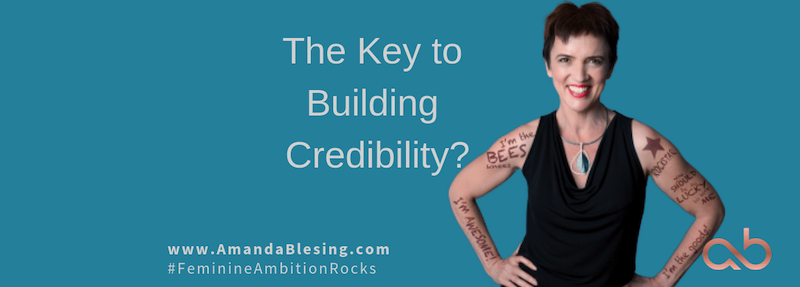 Amanda Blesing, executive coach, helping women get their professional mojo back. Credibility building, sorry to sorry, apology accepted.