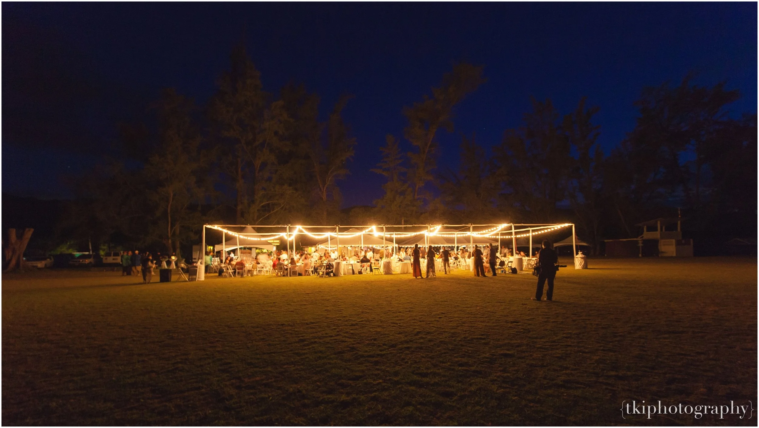 Wedding Reception at night