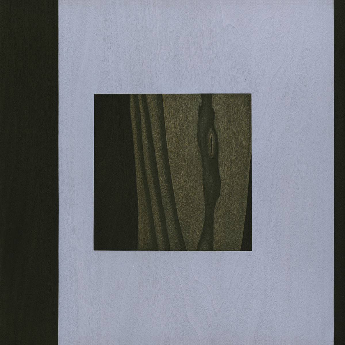     Ascent  Gouache / Ink / Charcoal / Wood 11” x 11” x 1” 2012   