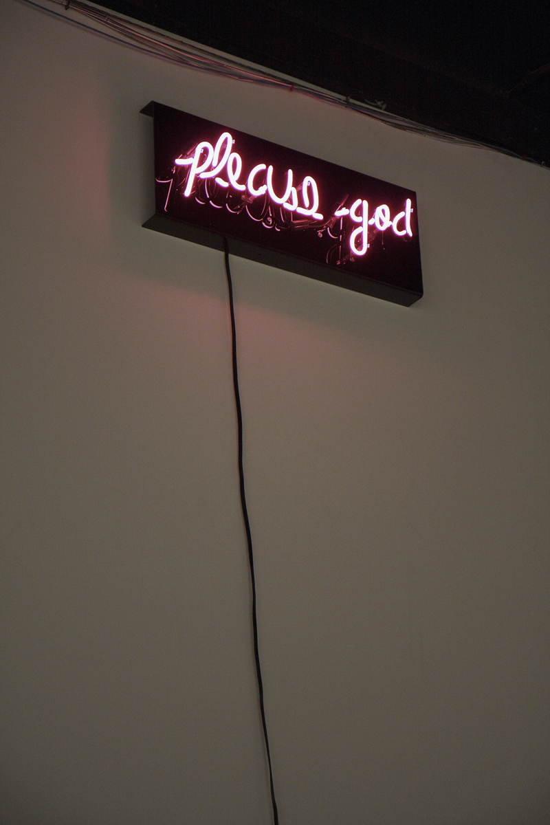    please god    Neon   15’ x 2’8” x 5”   2010  (2 of 3) 