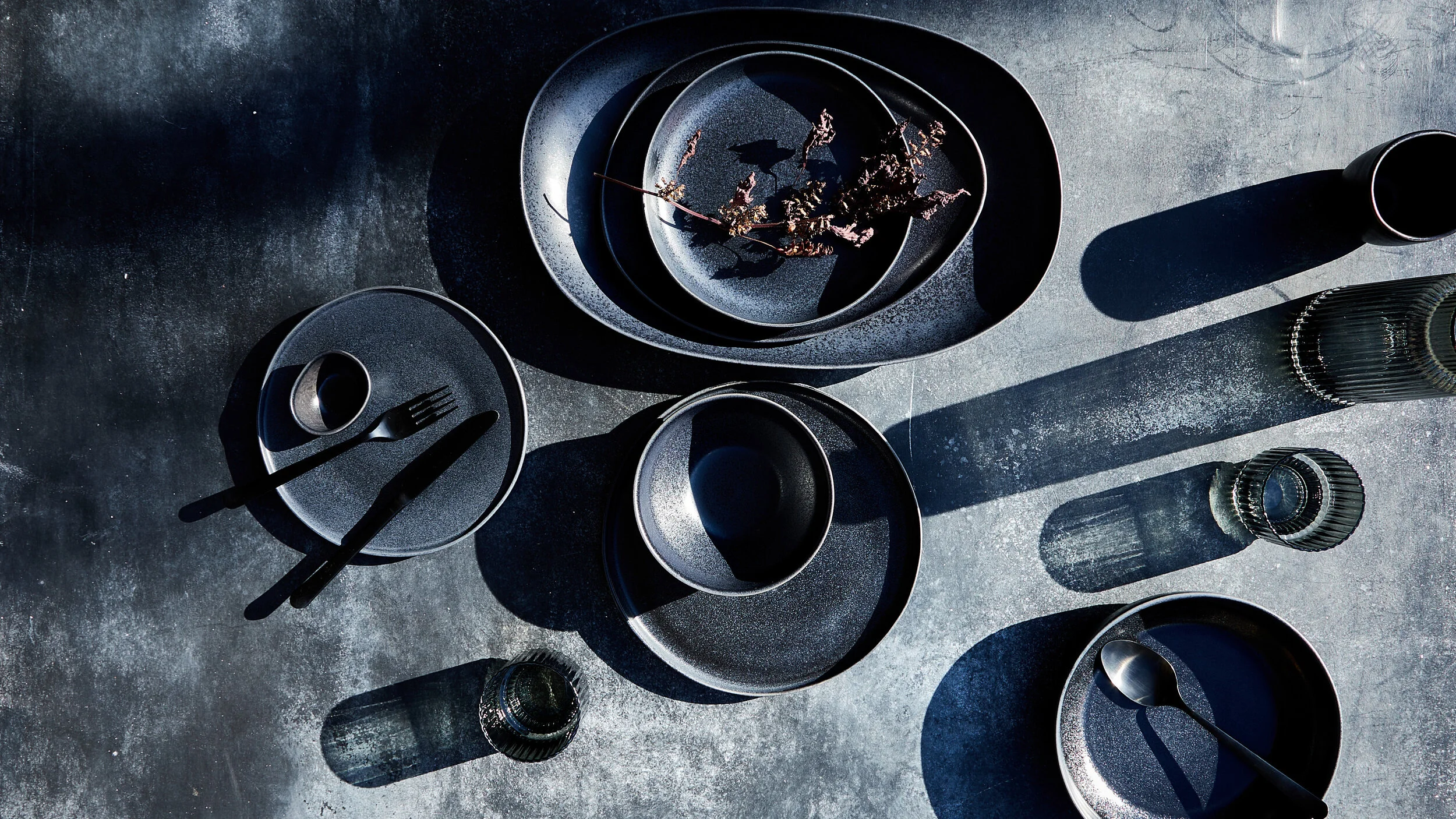 Still life food photography styled with hired props Melbourne