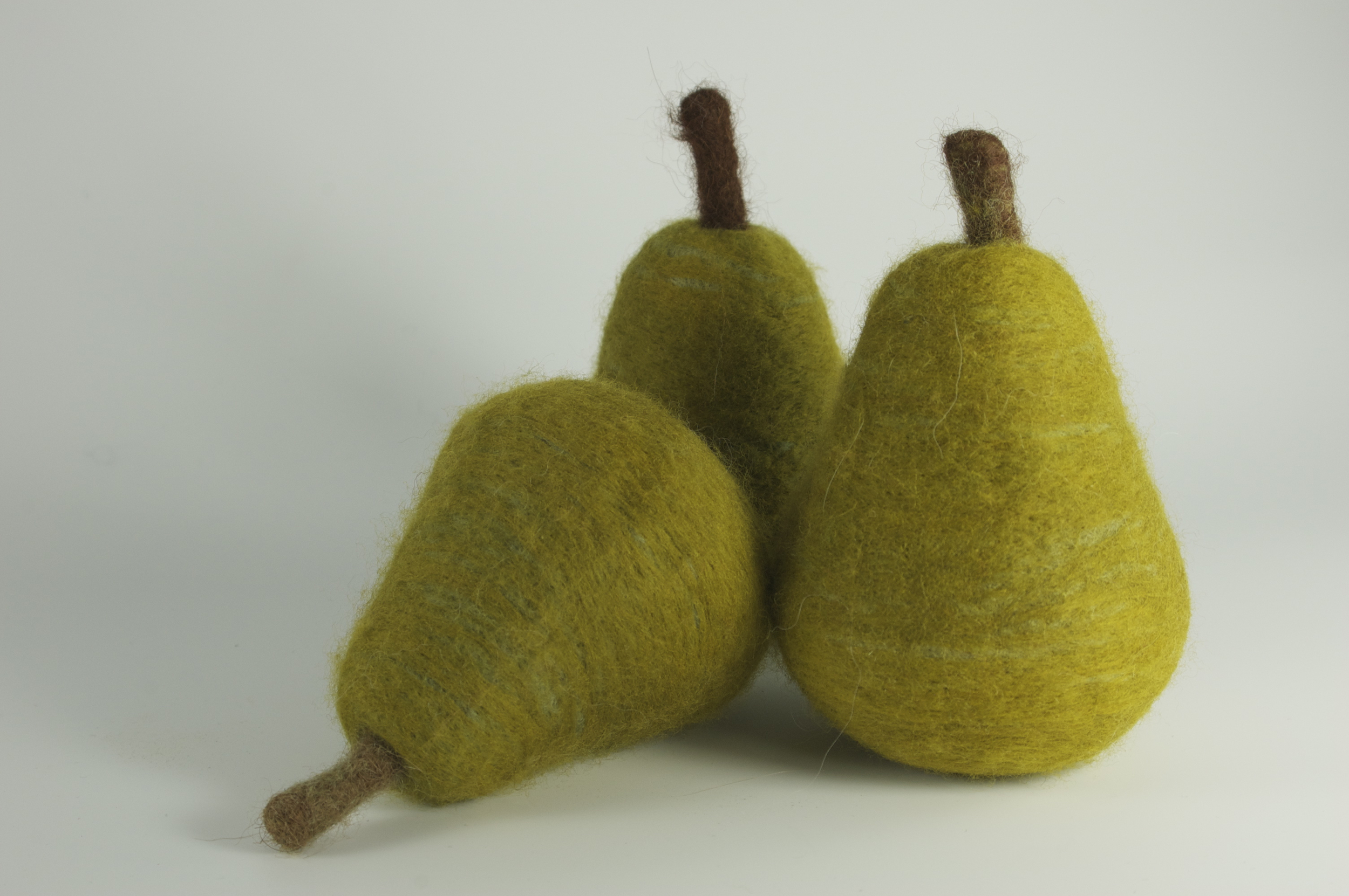Trio of pears