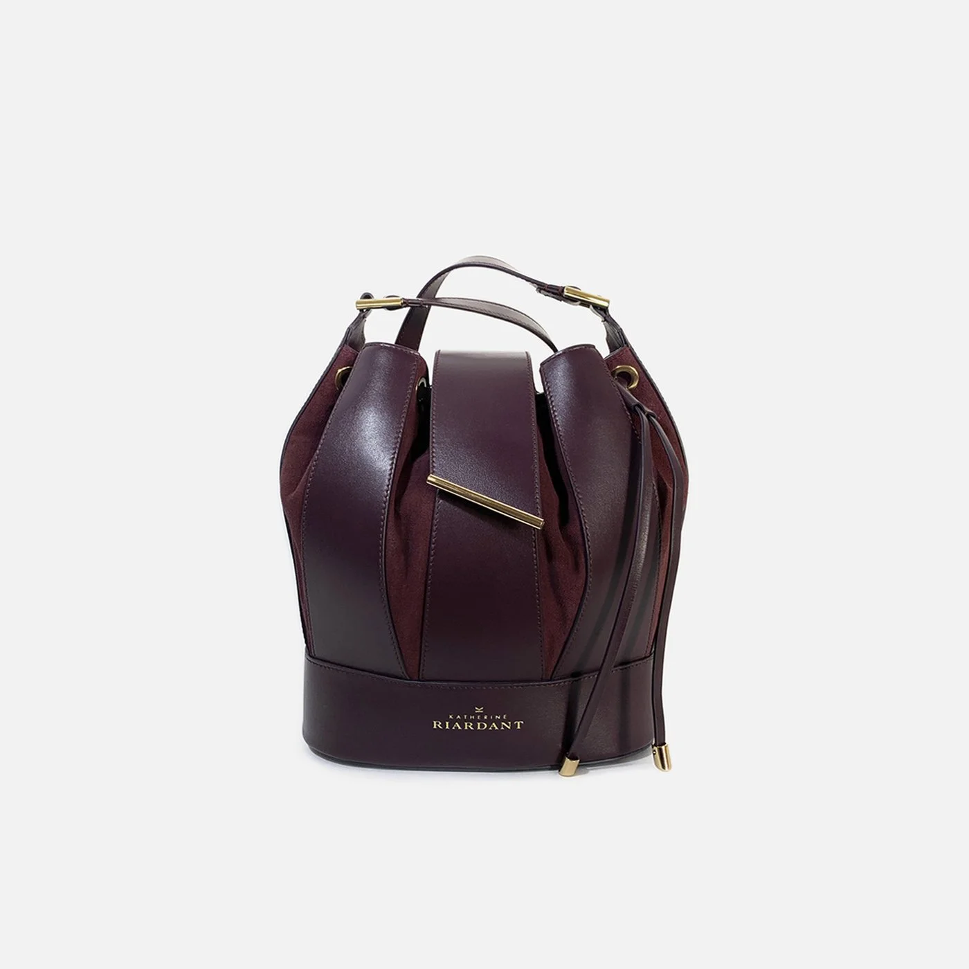 SALOMEA BUCKET BAG - BURGUNDY