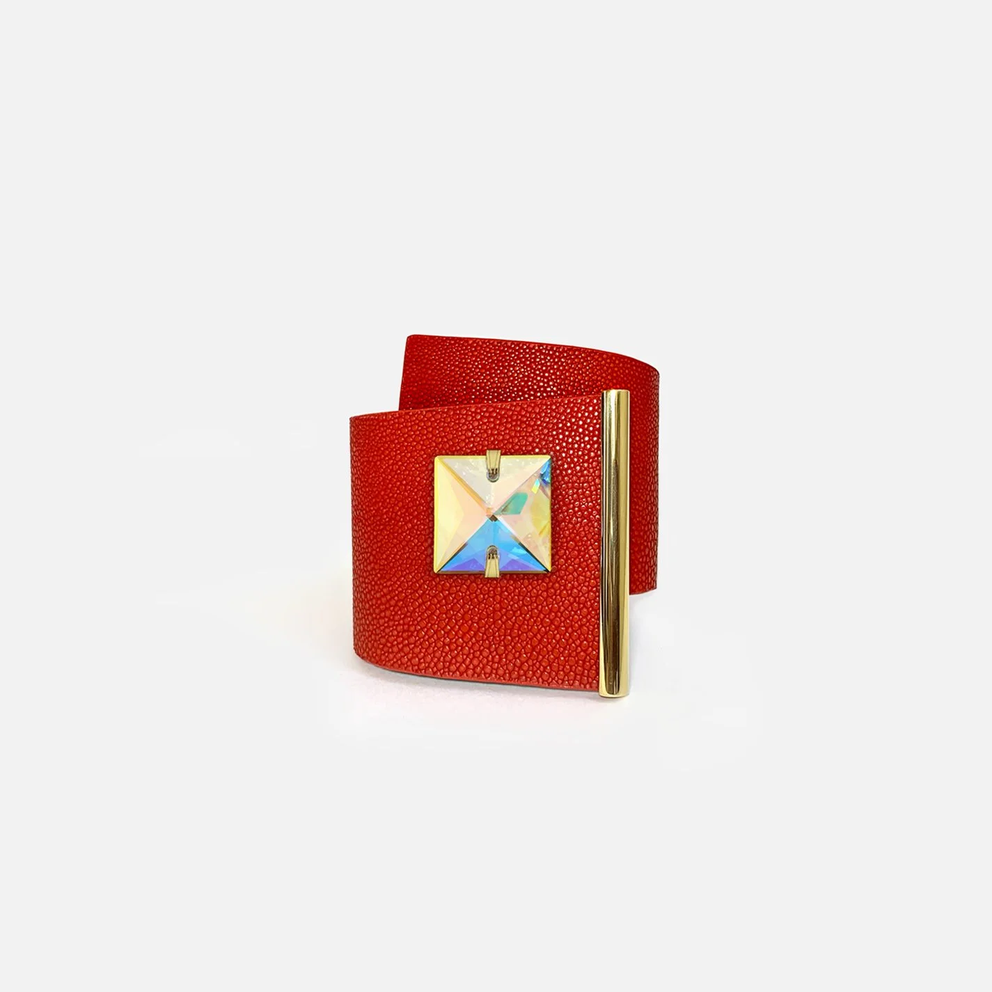 VERSA CUFF  BRACELET - PAPRIKA RED