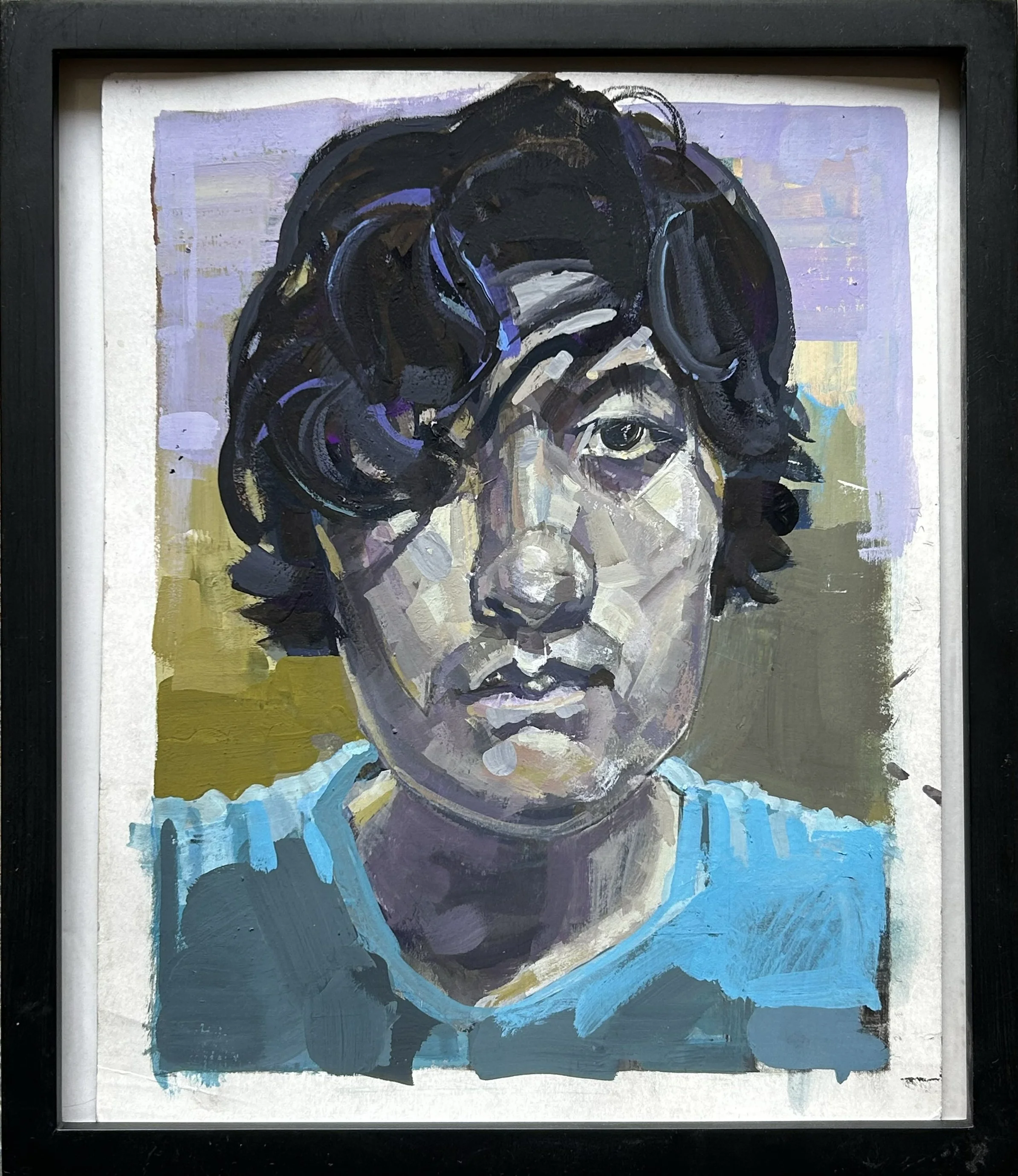 Emilio, 2024
gouache on Bristol-paper, 11"x 14"