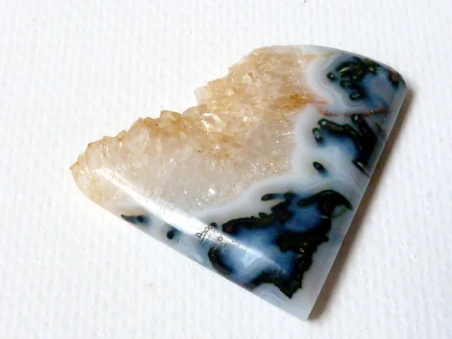 Tube Waterlined Agate Druzy
