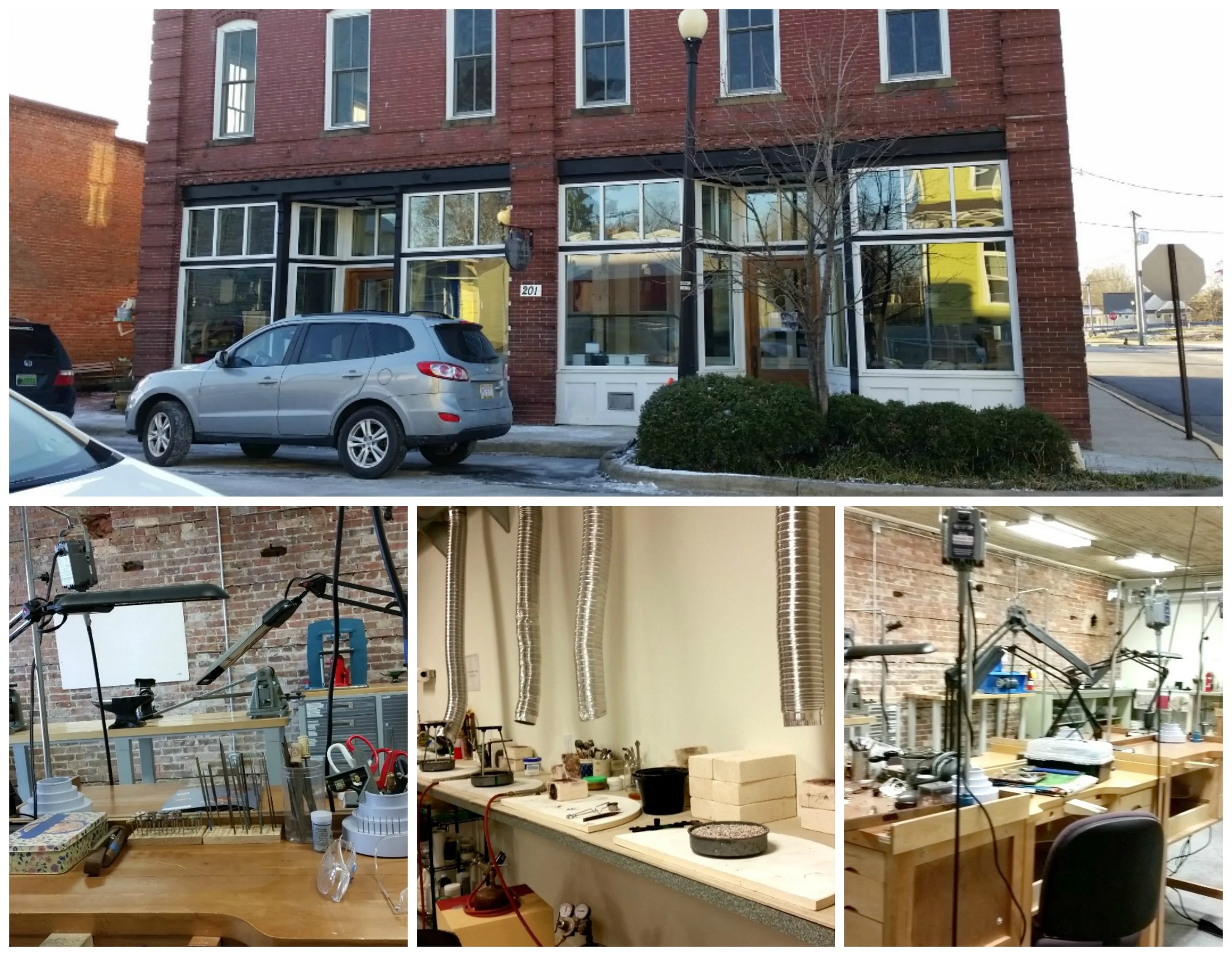 Pocosin Arts, jewelry studio - located in Columbia, NC.