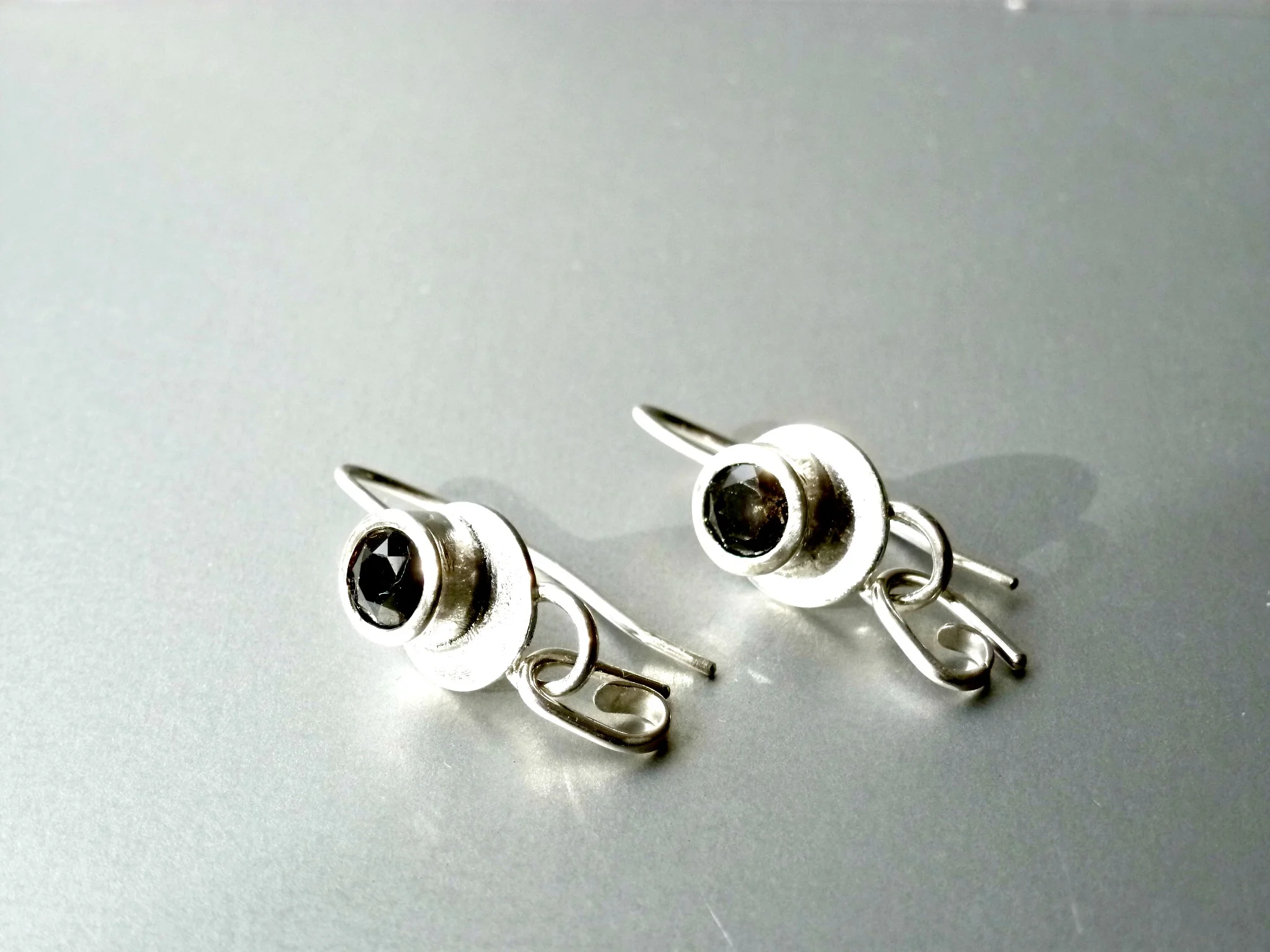 Custom - Mahogany Obsidian Earrings