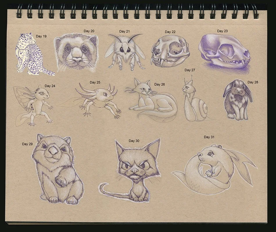 Inktober 2025 Page 2